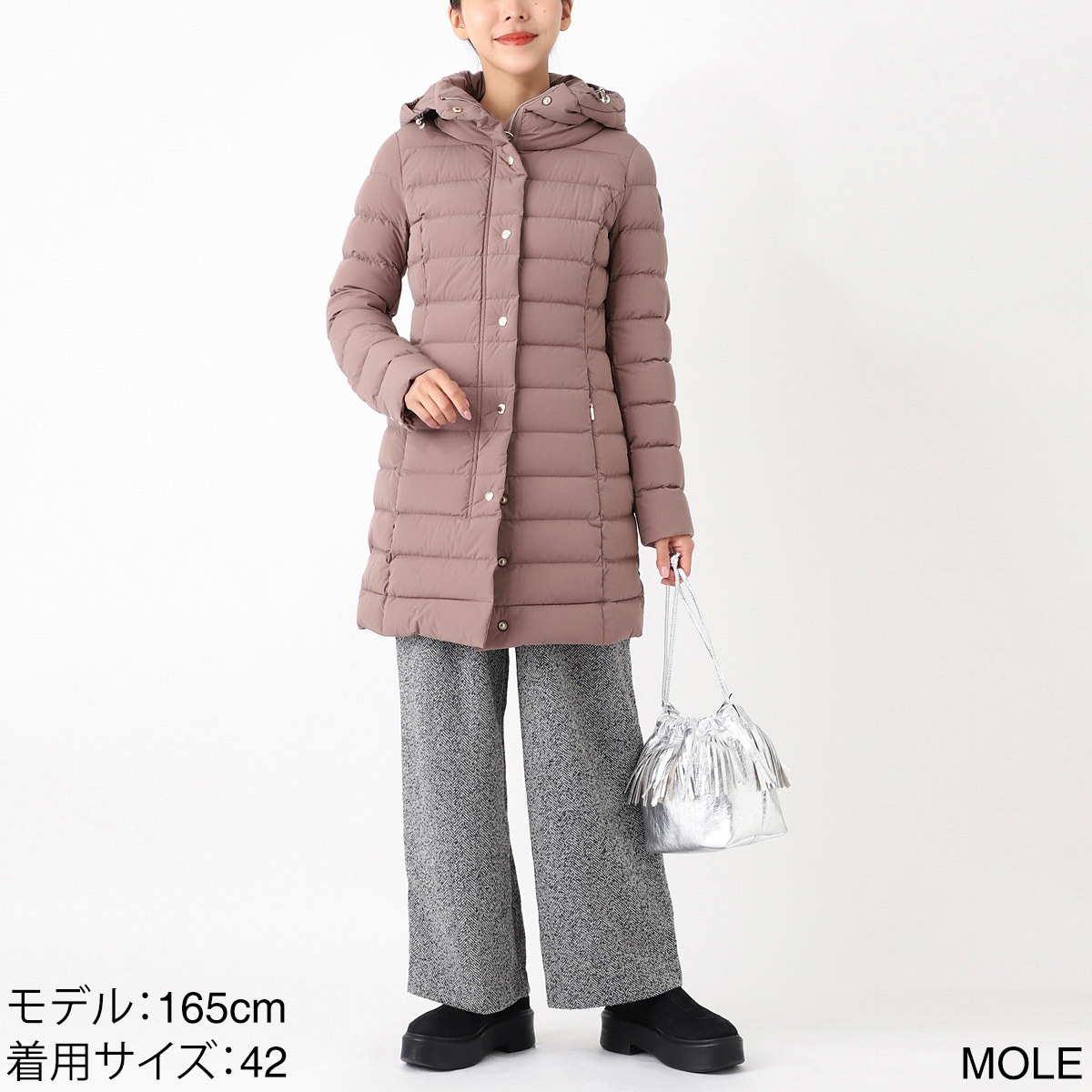 美品✨ケープホーン　SANTACRUZ ダウンコート　ホワイト　44 CAPE HORN/SANTACRUZ（ダウンジャケット/コート）｜CAPEHORN