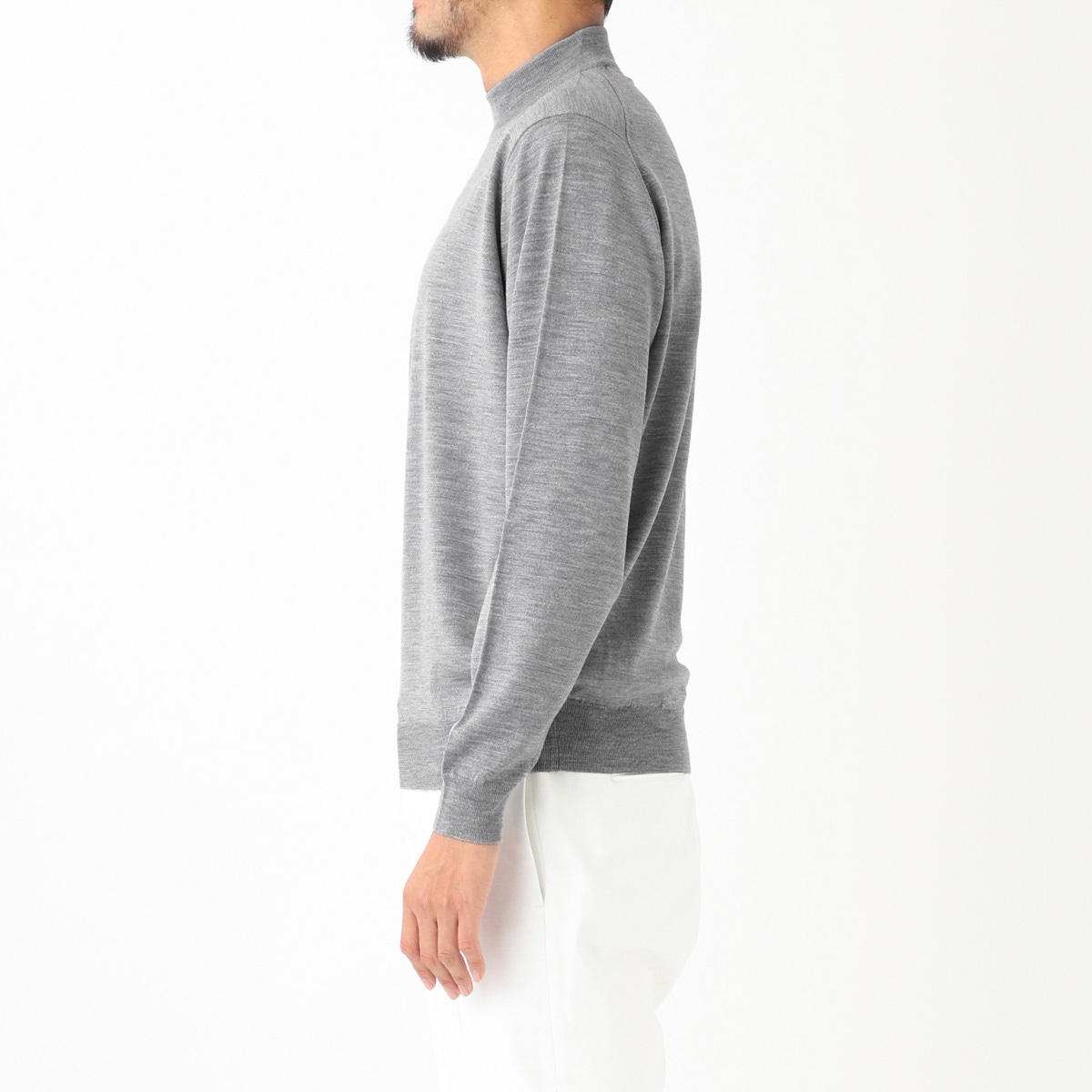 【アウトレット】【ラスト1点】JOHN SMEDLEY ジョンスメドレー モックネック ニット/KILDAY MODERN FIT メンズ
