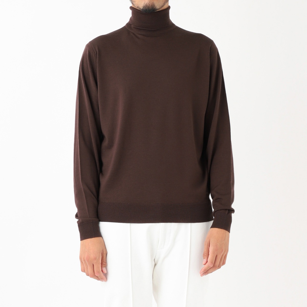 まもなくセール終了　ジョンスメドレー タートルネック　M バーガンディ アウトレット】【ラスト1点】JOHN SMEDLEY ジョンスメドレー