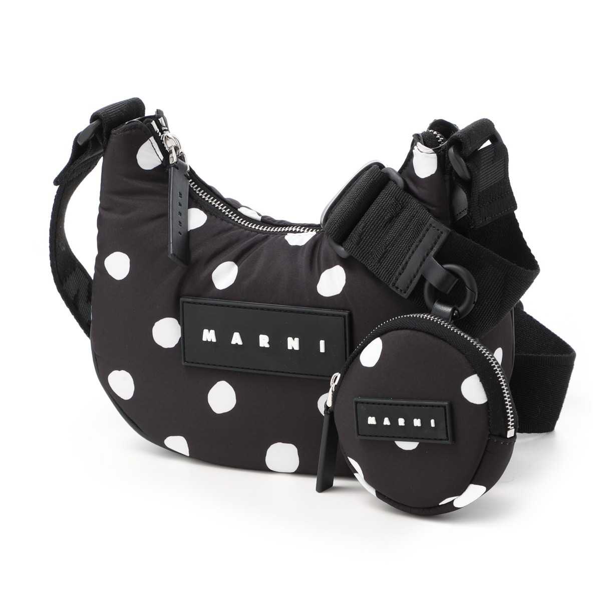 【関税送料込み】MARNIホーボーバッグ MARNI マルニ ホーボーバッグ/ショルダーバッグ/PUFF HOBO BAG