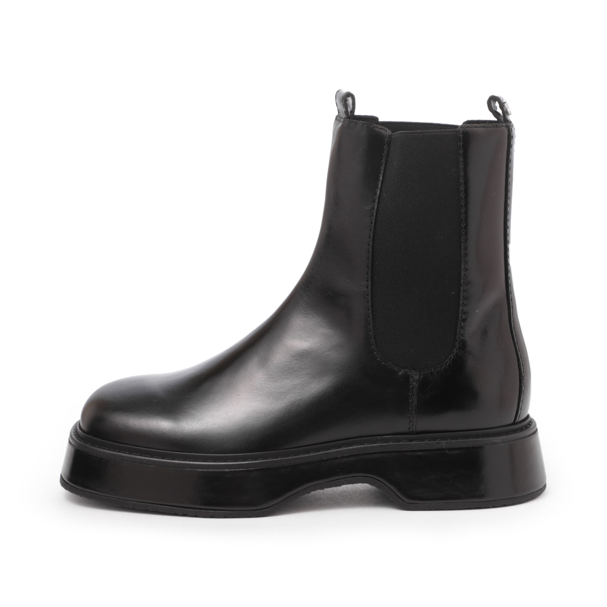ami paris ブラックチェルシーブーツ レザーソール メンズ デザイナー シューズ 新着製品 | AMI PARIS