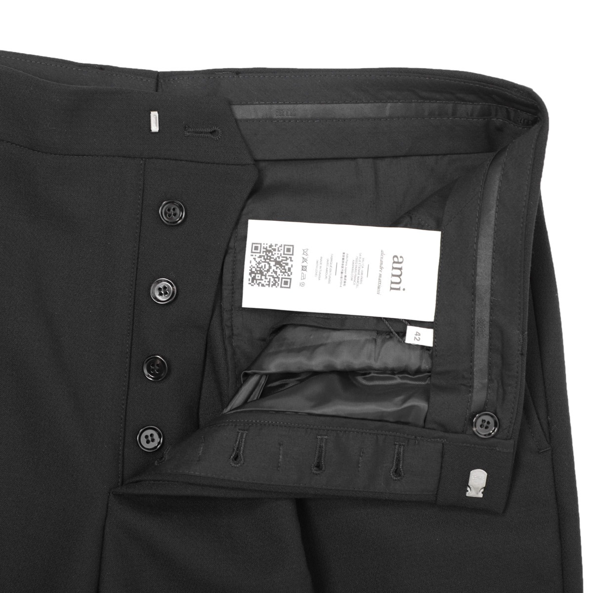 【アウトレット】【ラスト1点】AMI アミ スラックス/CAROTT FIT TROUSERS メンズ