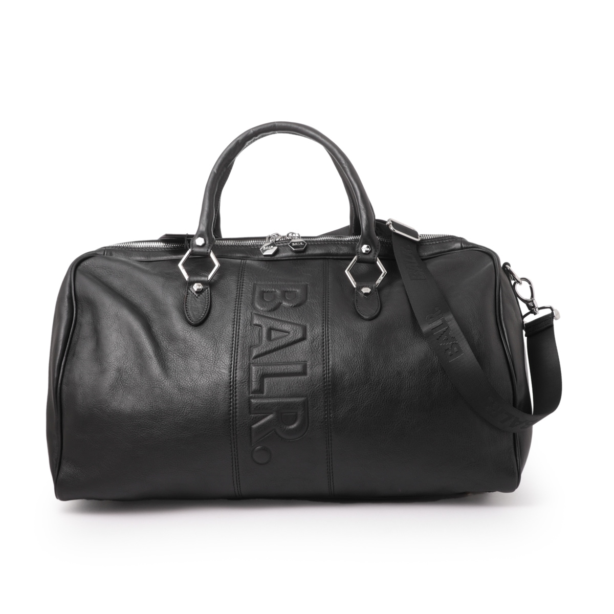 美品!BALR. ボーラーヘキサゴンエンボスボストンバッグ希少モデル! BALR. ヘキサゴンエンボスボストンバッグ balr 新品正規品(BALR