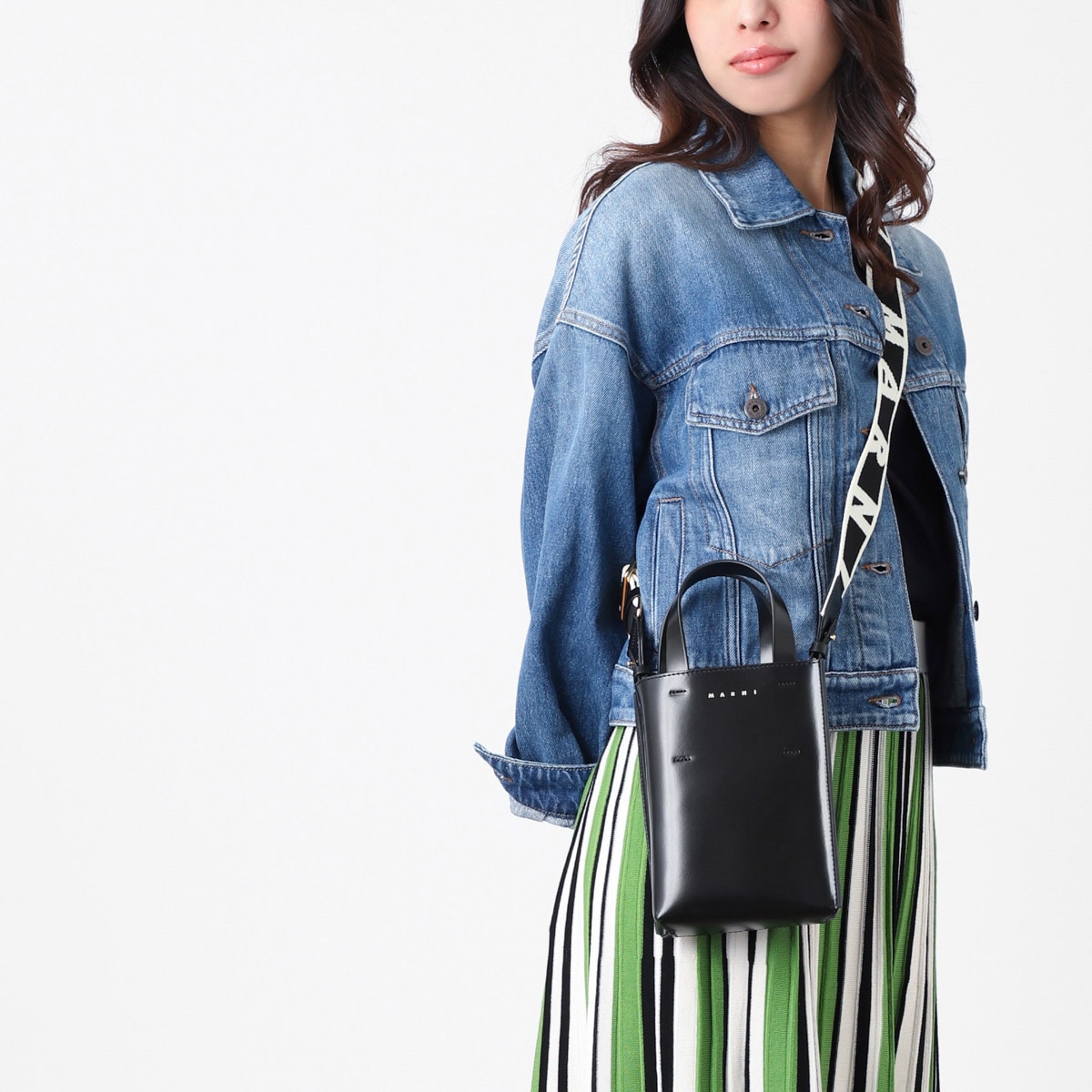 Amazon | [Marni] マルニ バッグ メンズ TRIBECA SHOPPING BAG