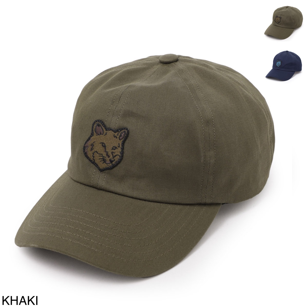 MAISON KITSUNE メゾンキツネ ベースボールキャプ/FOX HEAD PATCH 6P CAP