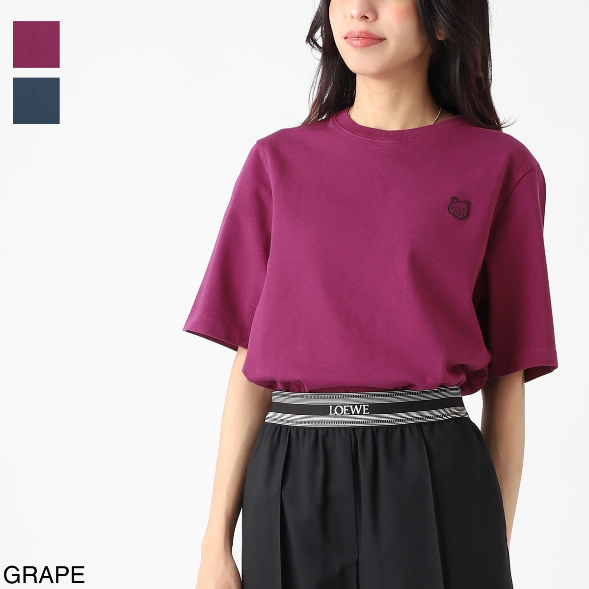 アウトレット】MAISON KITSUNE メゾンキツネ クルーネックTシャツ