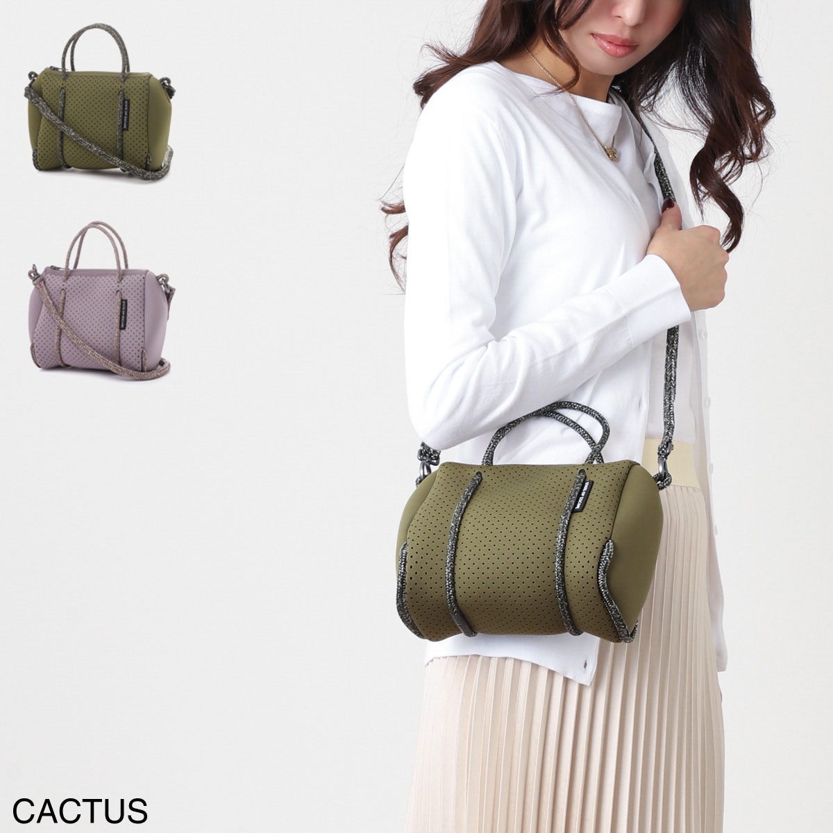 ステートオブエスケープ　ショルダーバック　ライトグリーン　プリクエル XS STATE OF ESCAPE ステートオブエスケープ ハンドバッグ 3WAY