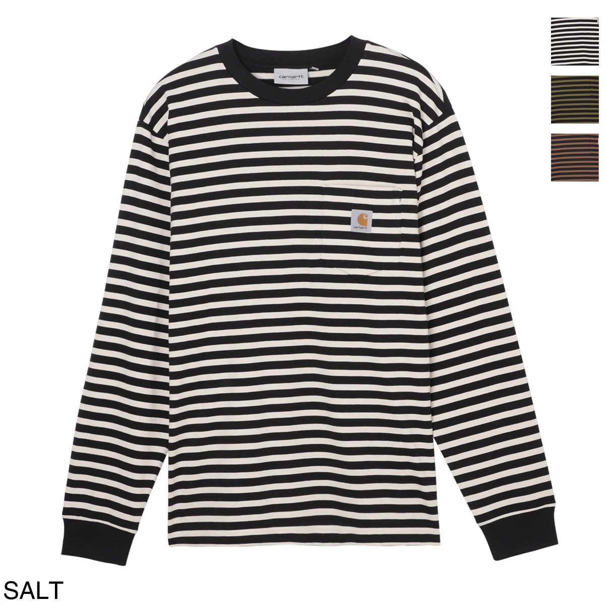 【アウトレット】【ラスト1点】Carhartt WIP カーハート ワークインプログレス クルーネック 長袖Tシャツ/LS SEIDLER POCKET T-SHIRT メンズ