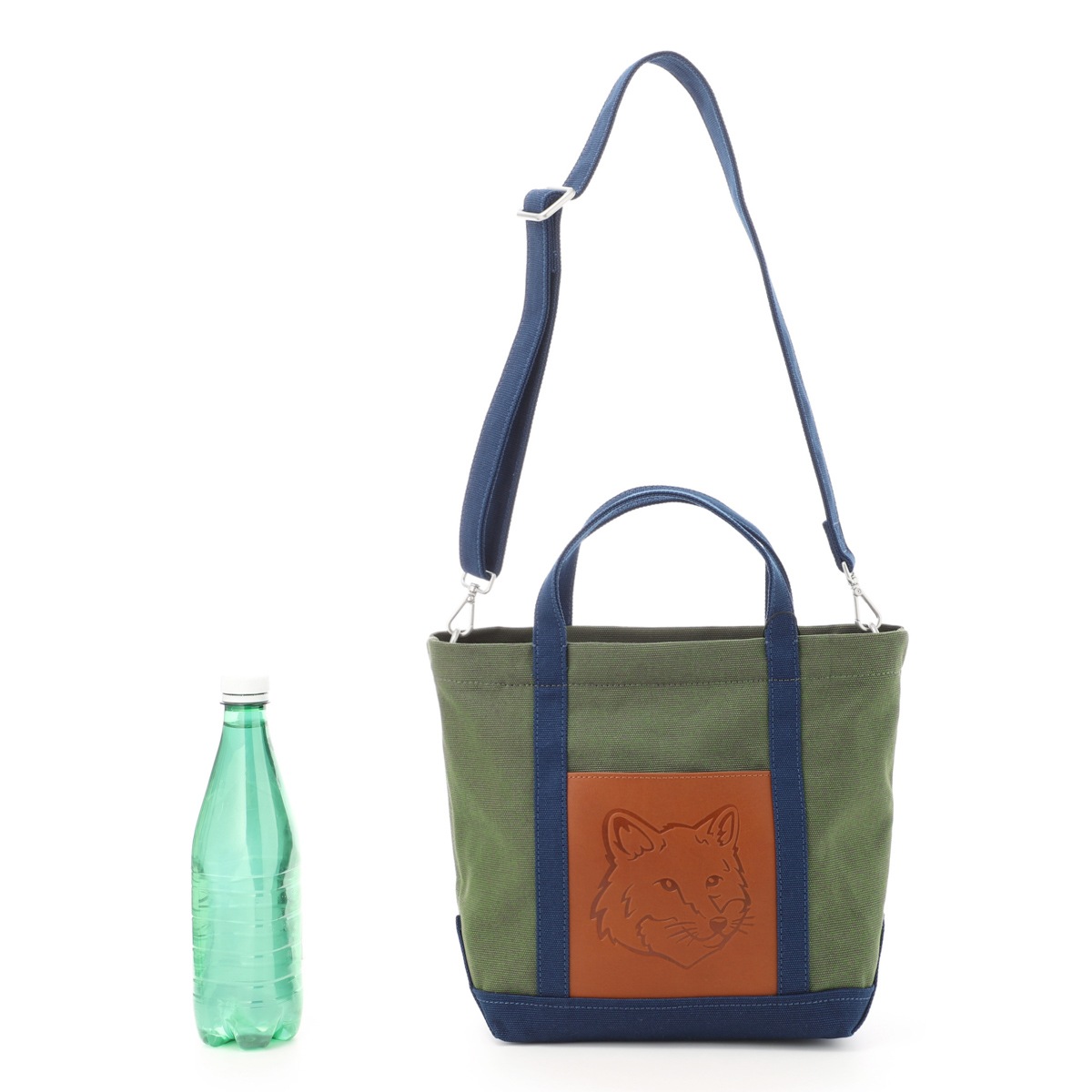 MAISON KITSUNE メゾンキツネ トートバッグ/FOX HEAD LEATHER POCKET