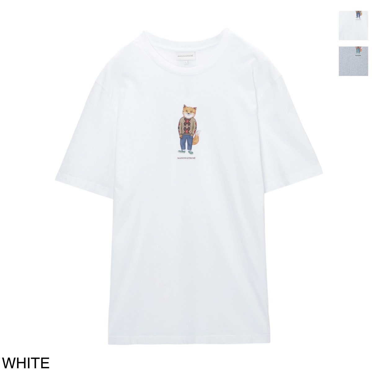 MAISON KITSUNE メゾンキツネ クルーネックTシャツ/DRESSED FOX 
