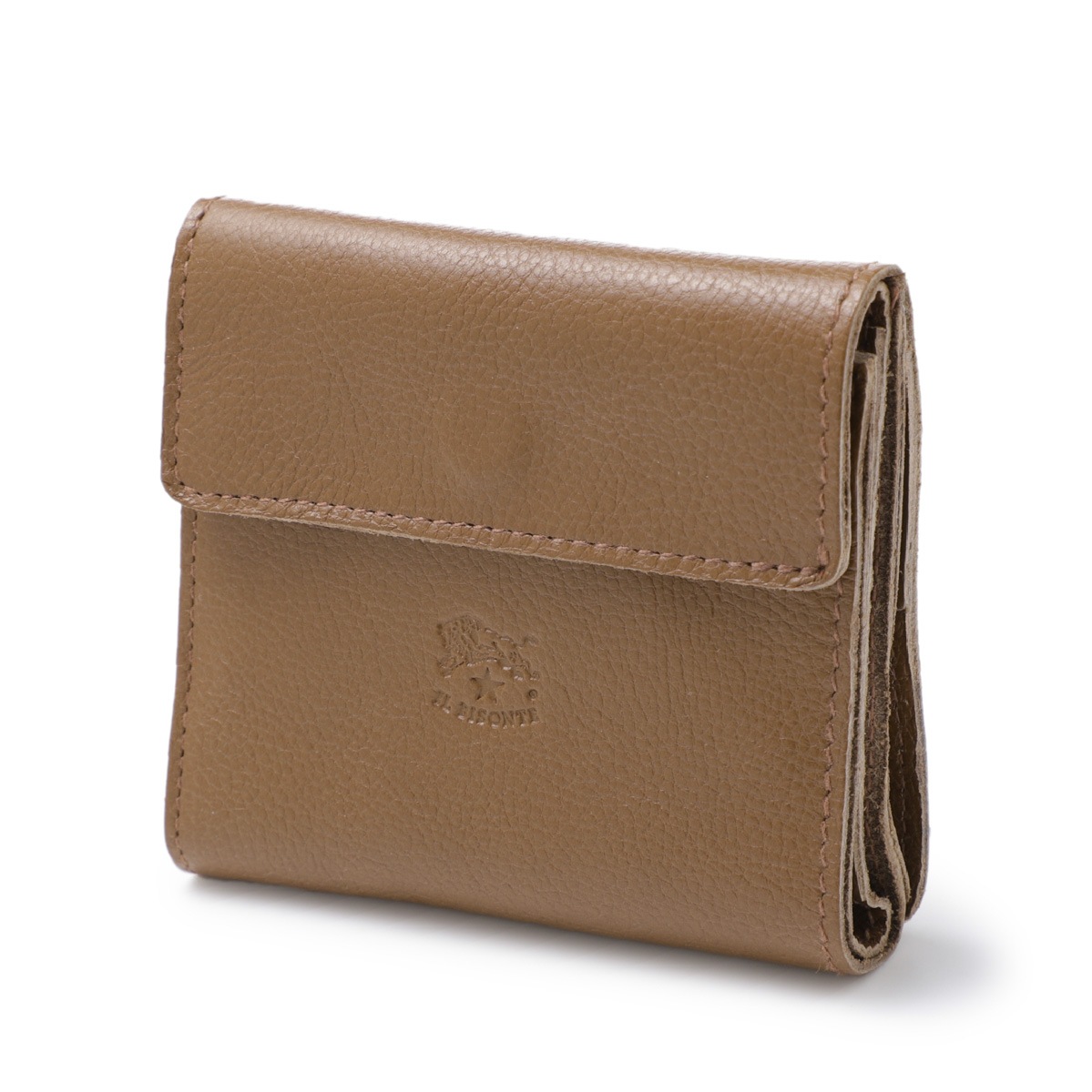 IL BISONTE イルビゾンテ 3つ折り財布 小銭入れ付き/コンパクト