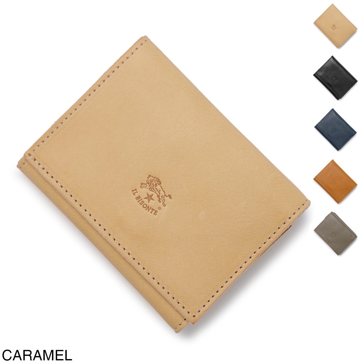 IL BISONTE イルビゾンテ 3つ折り財布 小銭入れ付き/コンパクトウォレット/SMW036 レディース