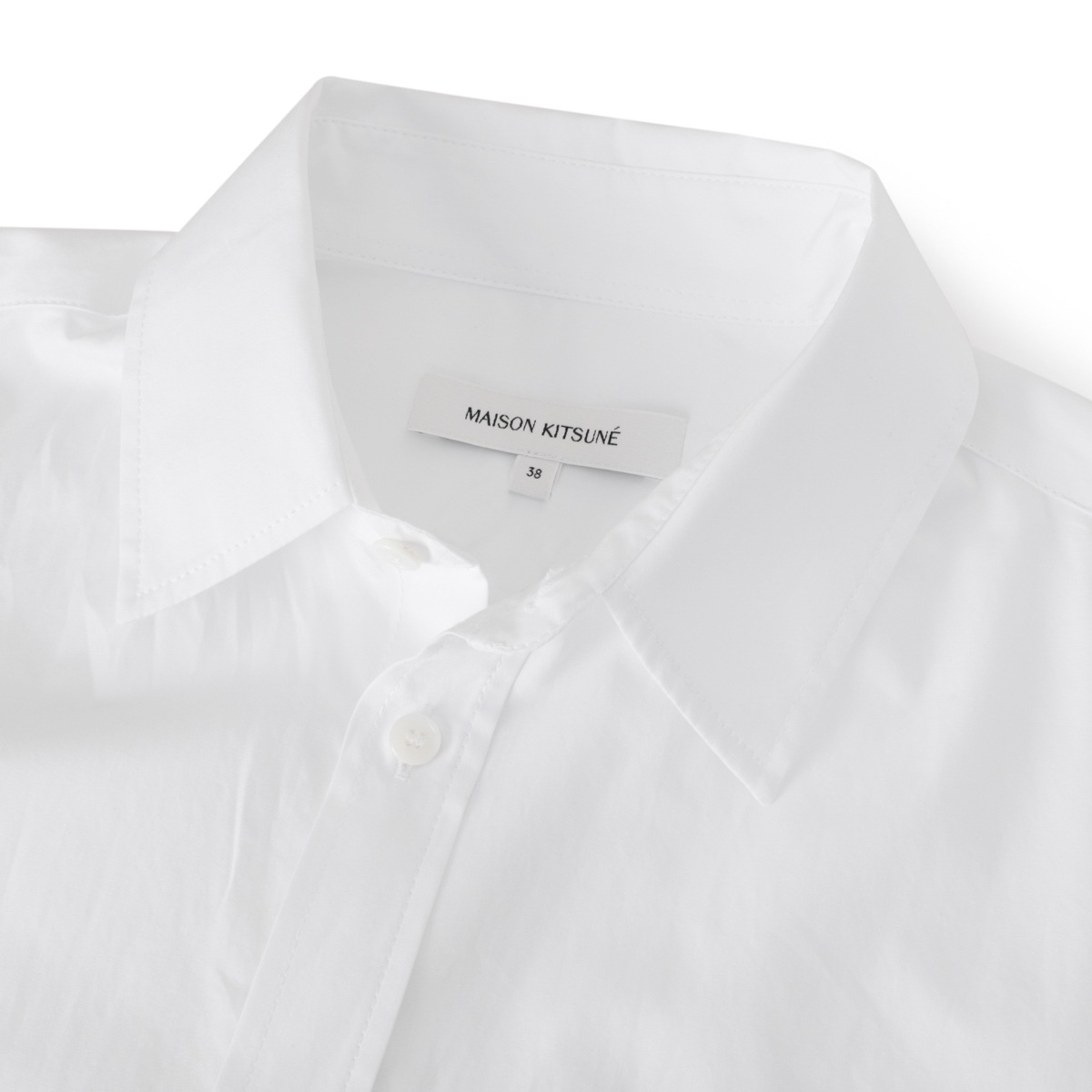 MAISON KITSUNE メゾンキツネ 長袖レギュラーカラーシャツ/CLASSIC