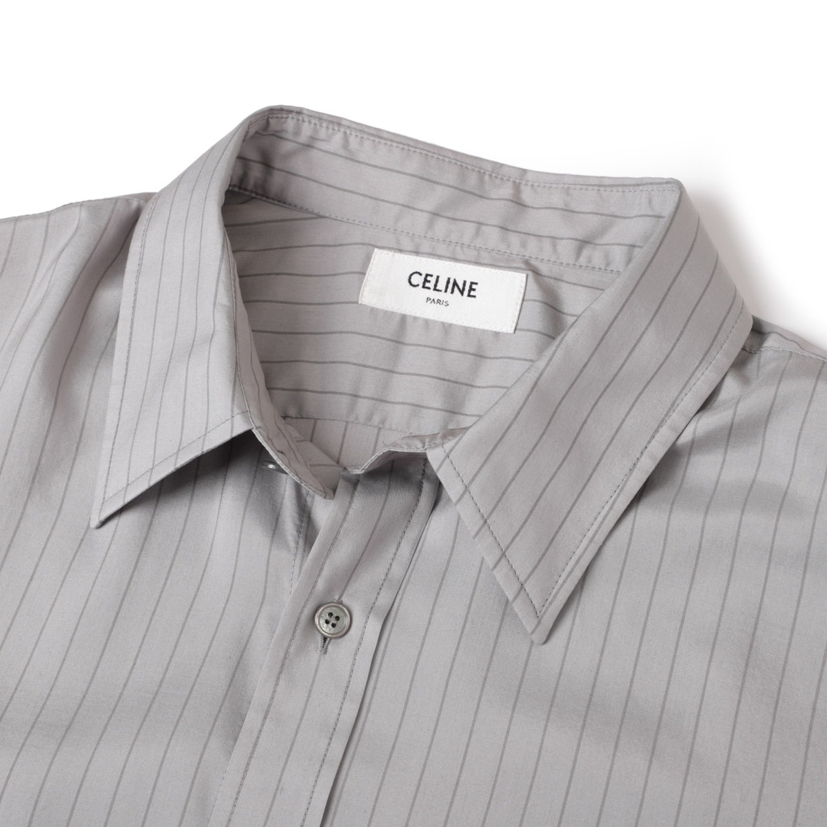 CELINE セリーヌ 長袖レギュラーカラーシャツ/総柄シャツ/LOOSE SHIRT