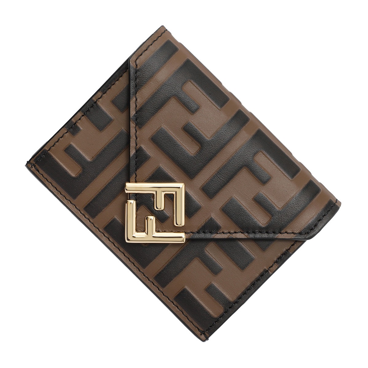 FENDI フェンディ 3つ折り財布 小銭入れ付き/FF DIAMOND レディース 