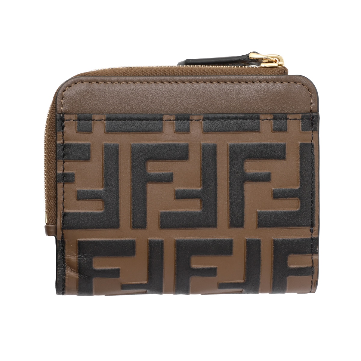 FENDI フェンディ 2つ折り財布 小銭入れ付き/FF DIAMOND レディース