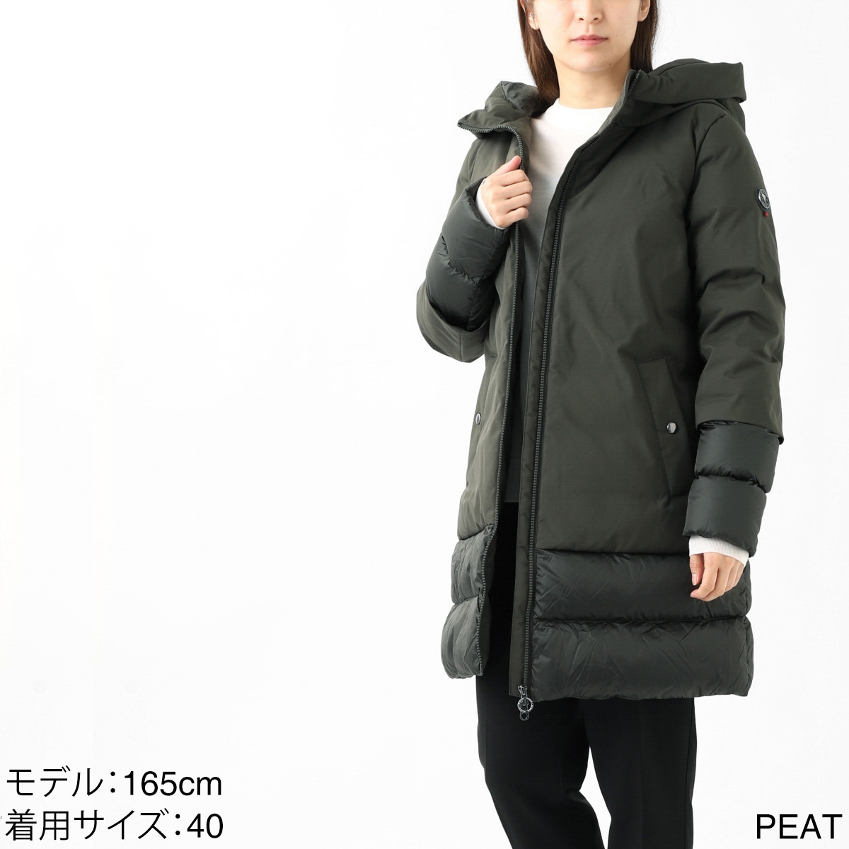 CAPE HORN ケープホーン ダウンコート/CANDELARIA【大きいサイズ