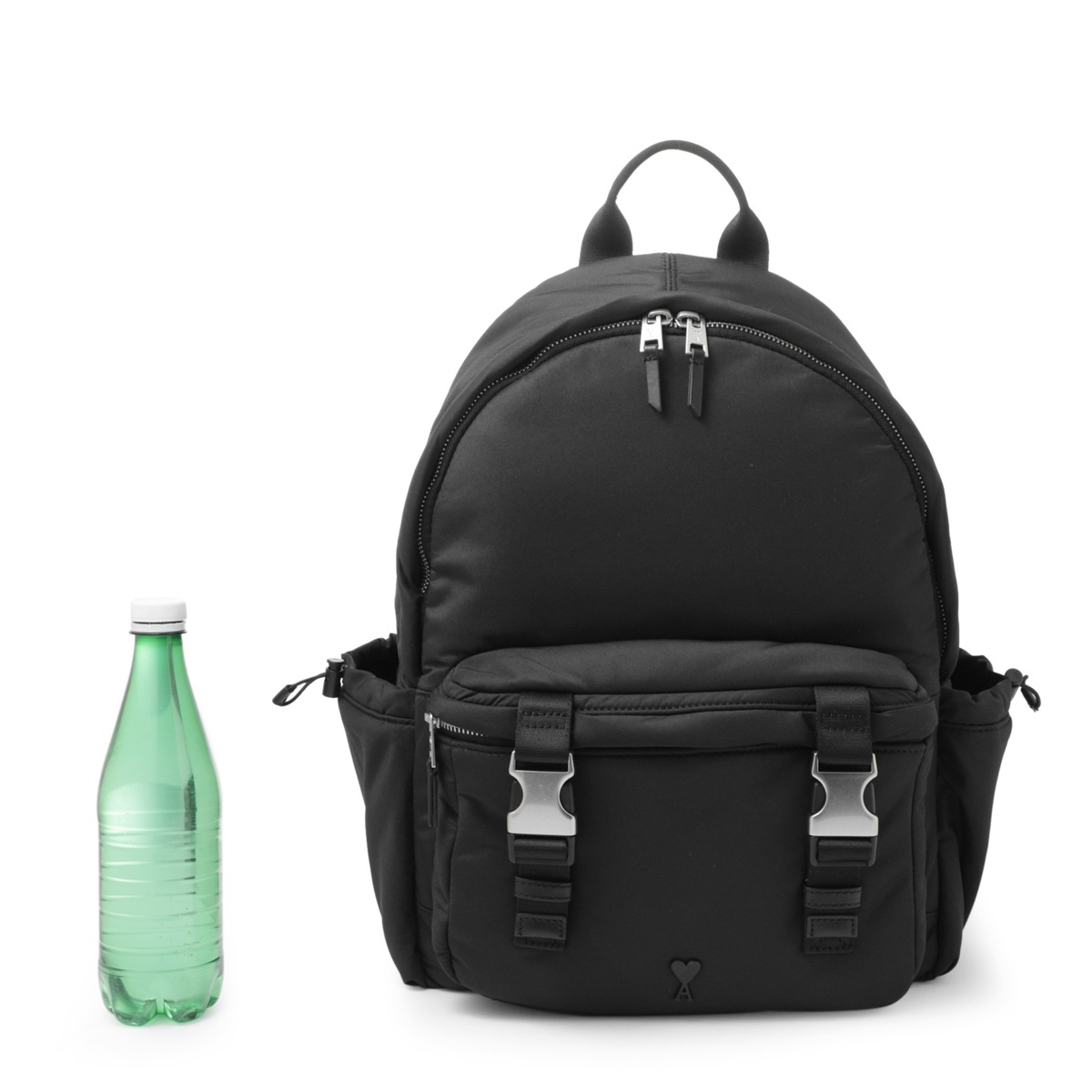 AMI PARIS ロゴプレート リュック AMI PARIS】ロゴ プレート ジップ