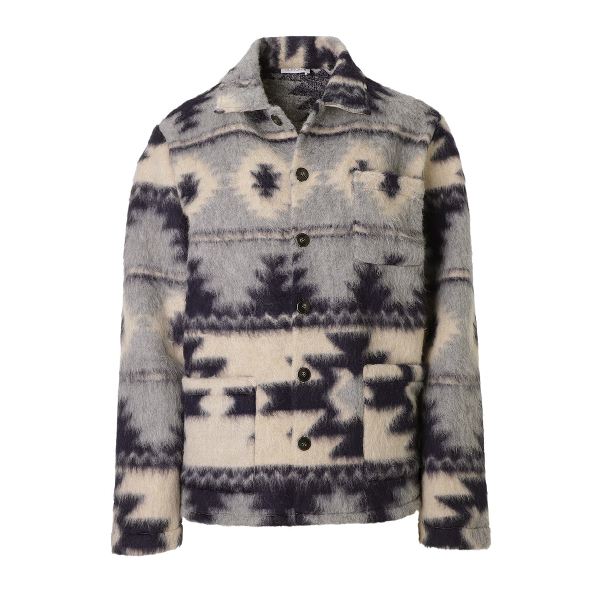 GUYROVER ギローバー 2250GR100LJ ジャケット 長袖 薄手 ライトブルー メンズ 男性用 SIZE M 麻 イタリア製 ファッション お洒落 洋服 GUY ROVER (ギローバー) 麻100％ 無地 長袖 シャツ メンズ ブランド