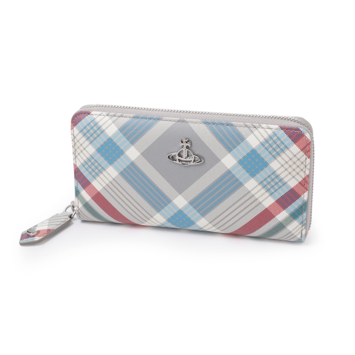 Vivienne Westwood ヴィヴィアンウエストウッド ラウンドファスナー長財布 小銭入れ付き/ロングウォレット/SAFFIANO PRINT CL ZIP ROUND WALLET