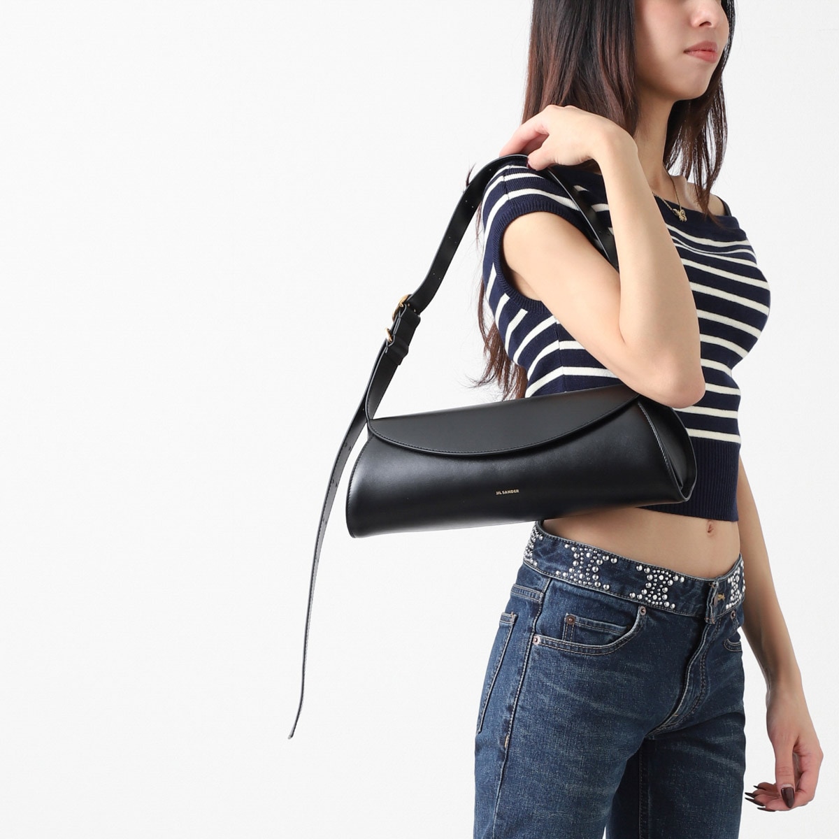 JIL SANDER ジルサンダー ショルダーバッグ/CANNOLO GRANDE