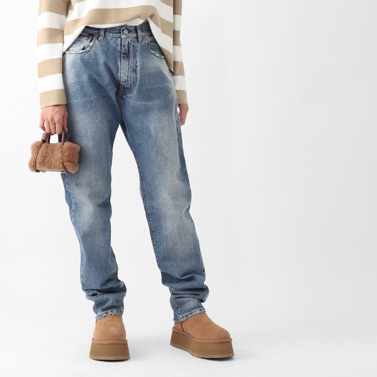 【アウトレット】Maison Margiela メゾンマルジェラ ジップフライジーンズ レディース