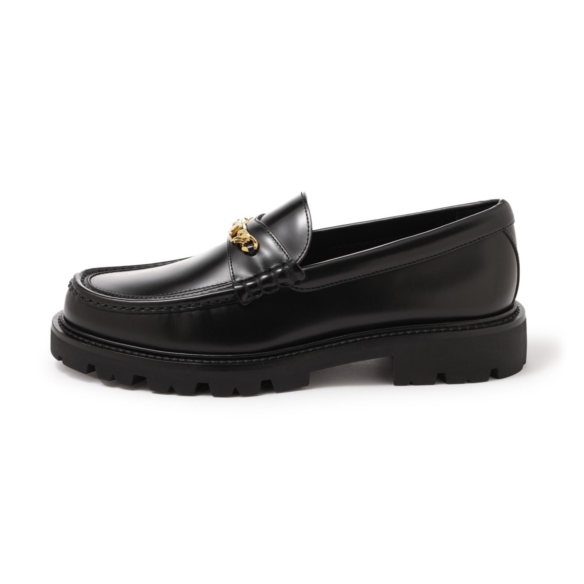 【アウトレット】【ラスト1点】CELINE セリーヌ ローファー/MARGARET TRIOMPHE CHAIN CHUNKY LOAFER【大きいサイズあり】 メンズ