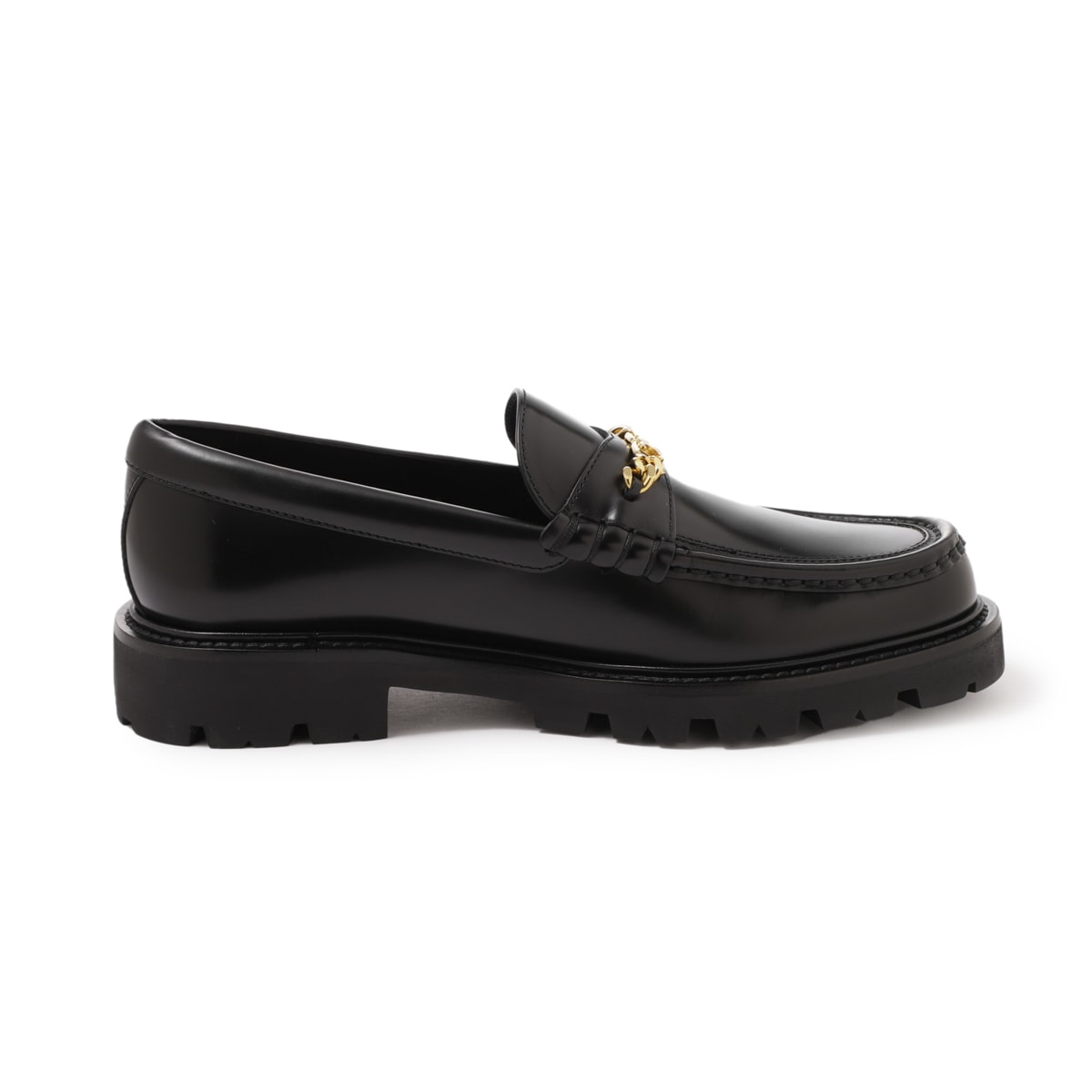 【アウトレット】【ラスト1点】CELINE セリーヌ ローファー/MARGARET TRIOMPHE CHAIN CHUNKY LOAFER【大きいサイズあり】 メンズ