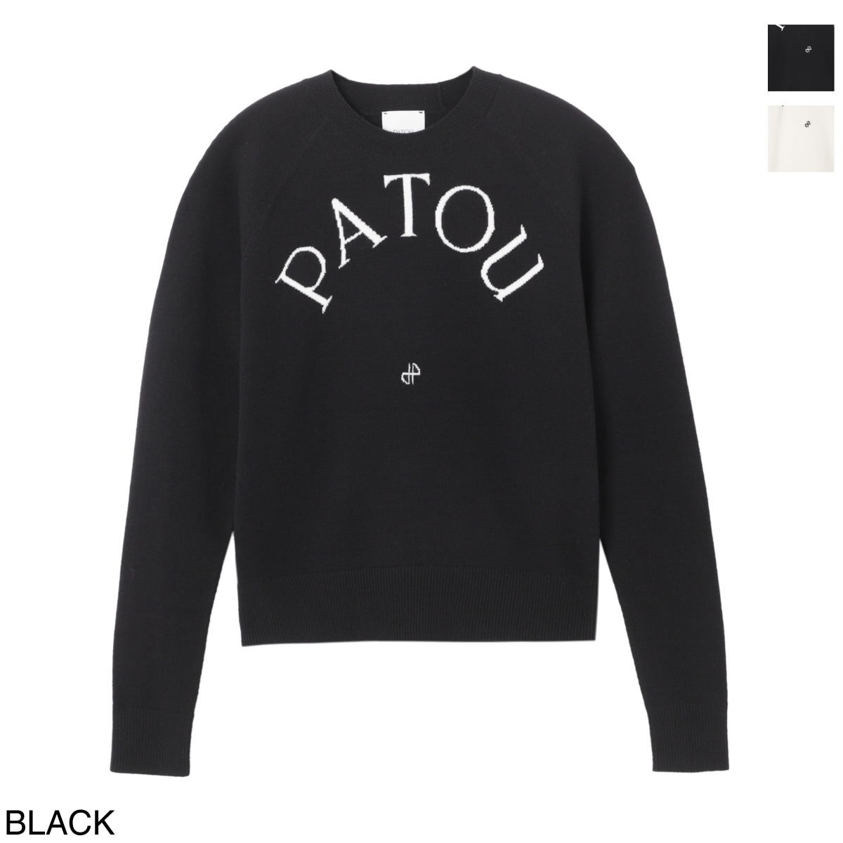 【アウトレット】【ラスト1点】Patou パトゥ クルーネックニット/PATOU JACQUARD LONG SLEEV レディース
