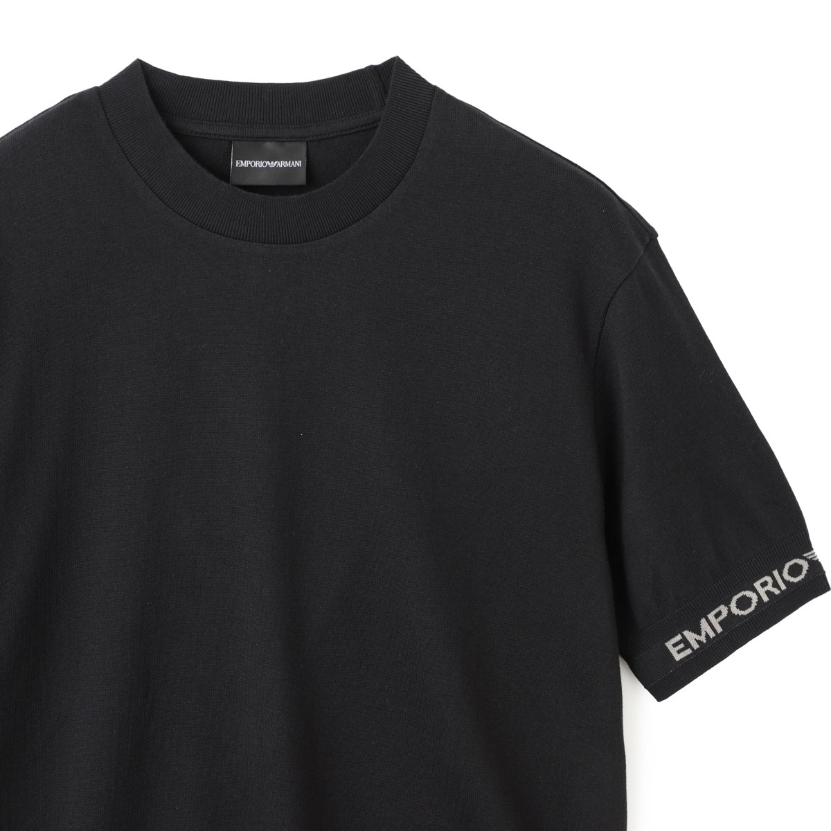 EMPORIO ARMANI エンポリオアルマーニ クルーネック半袖ニット メンズ