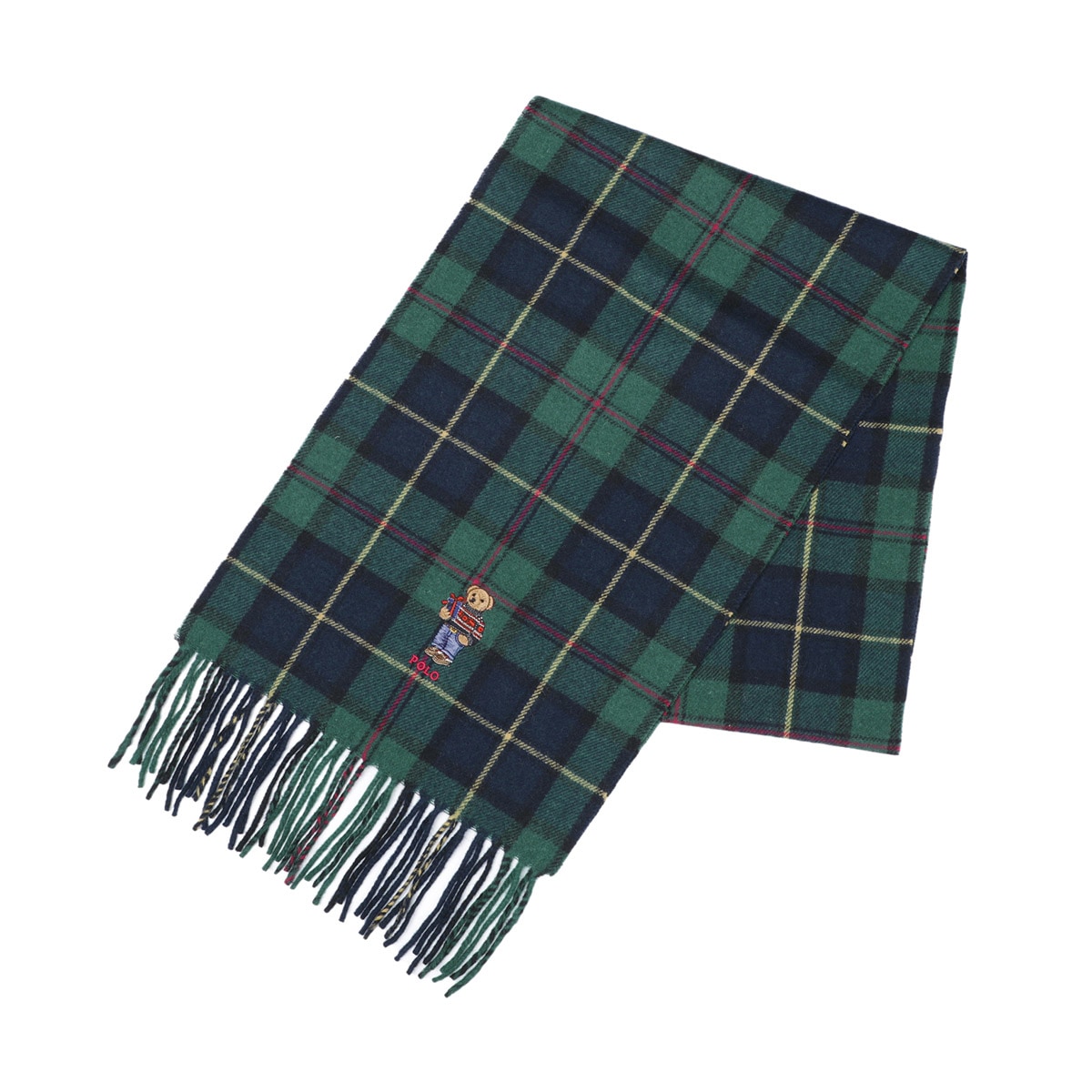 POLO RALPH LAUREN ポロラルフローレン マフラー/HOLIDAY TARTAN BEAR SCARF