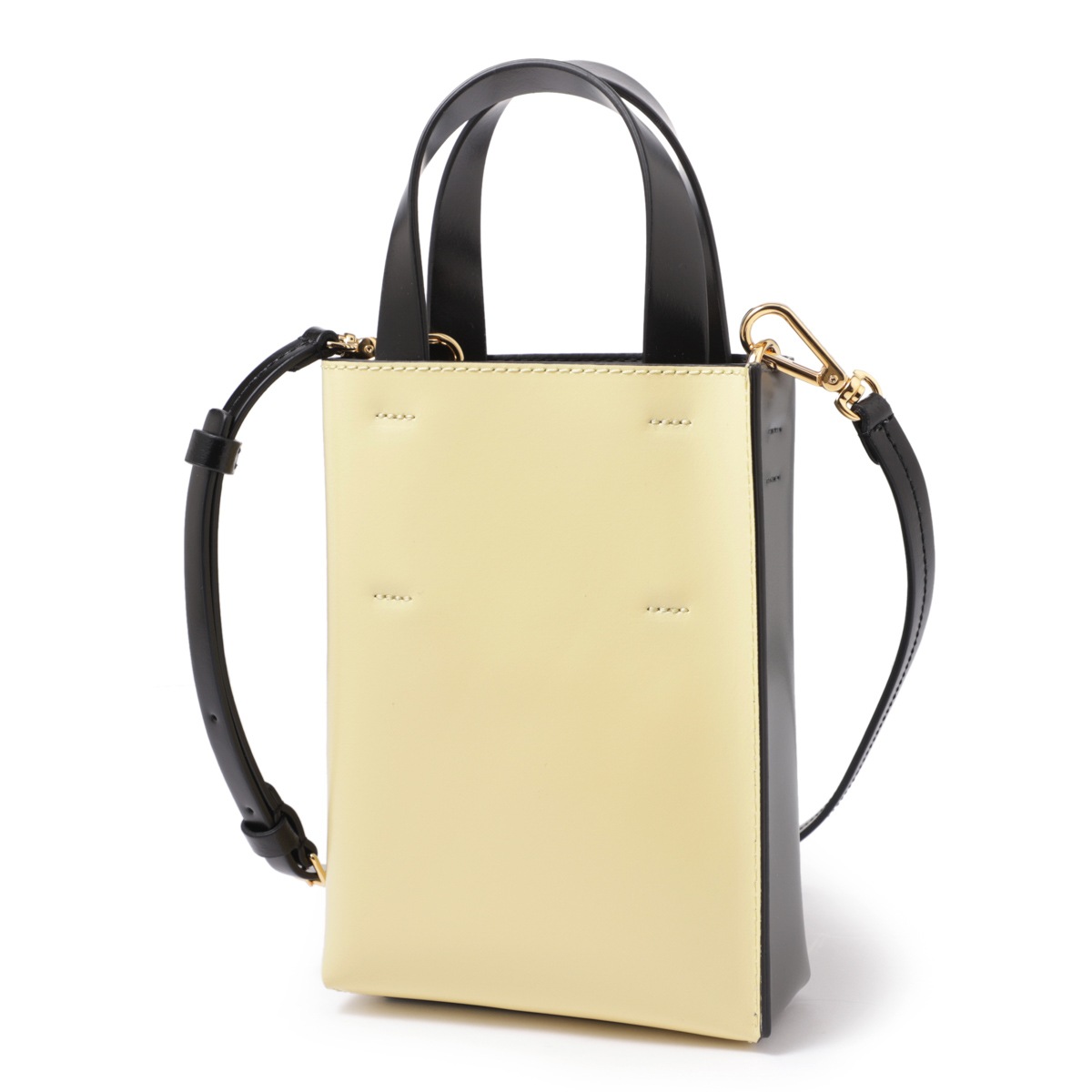 ★MARNI★スモール Museo 2way トートバッグ Khaki 関送込 MARNI マルニ トートバッグ 2WAY/ショルダーバッグ/MUSEO SMALL