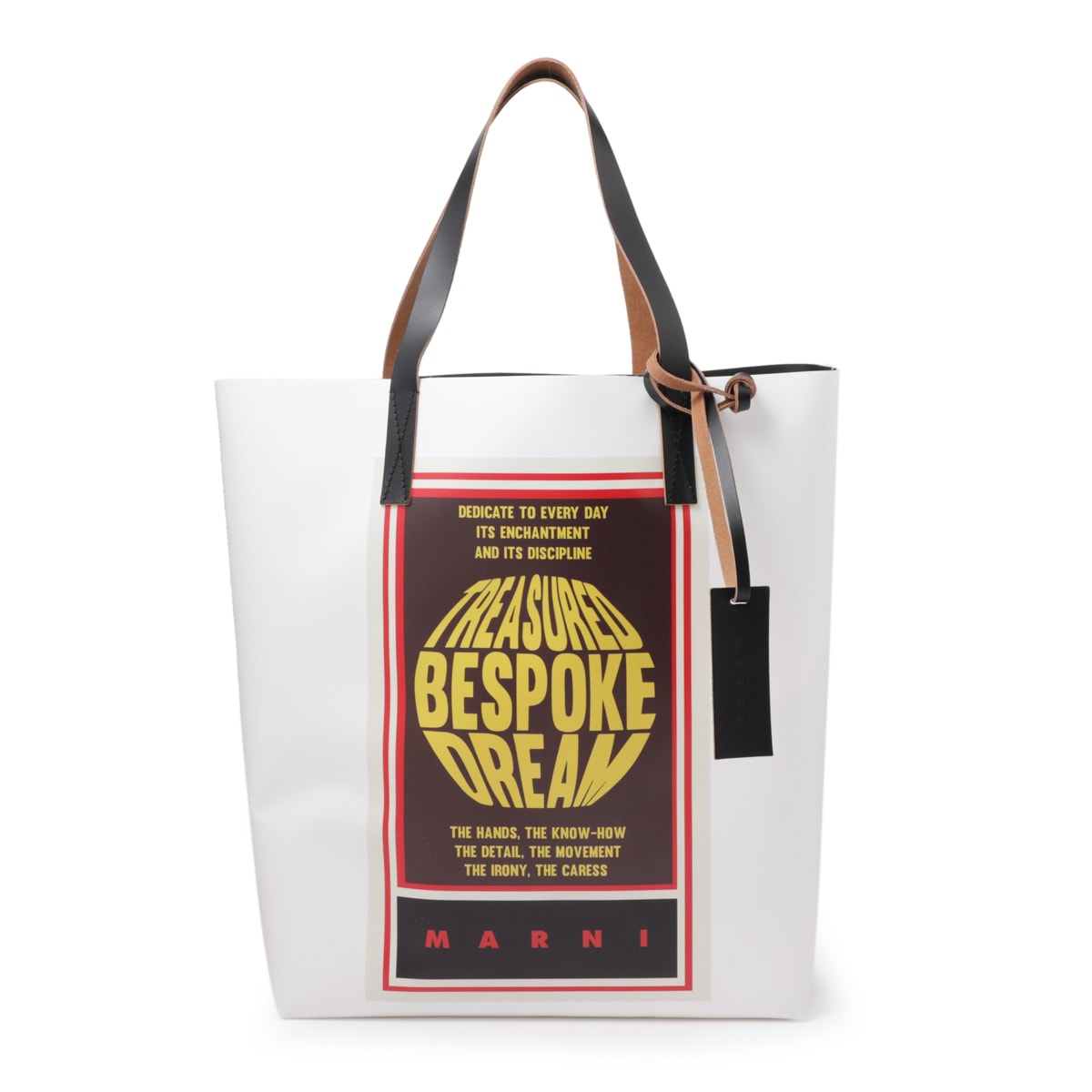 MARNI マルニ トートバッグ ピンクxベージュ - 2108425A0218 アウトレット】MARNI マルニ トートバッグ/TOTE N/S レディース