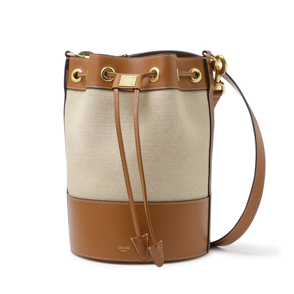 CELINE セリーヌ ショルダーバッグ/SMALL DRAWSTRING CABAS MARIN レディース