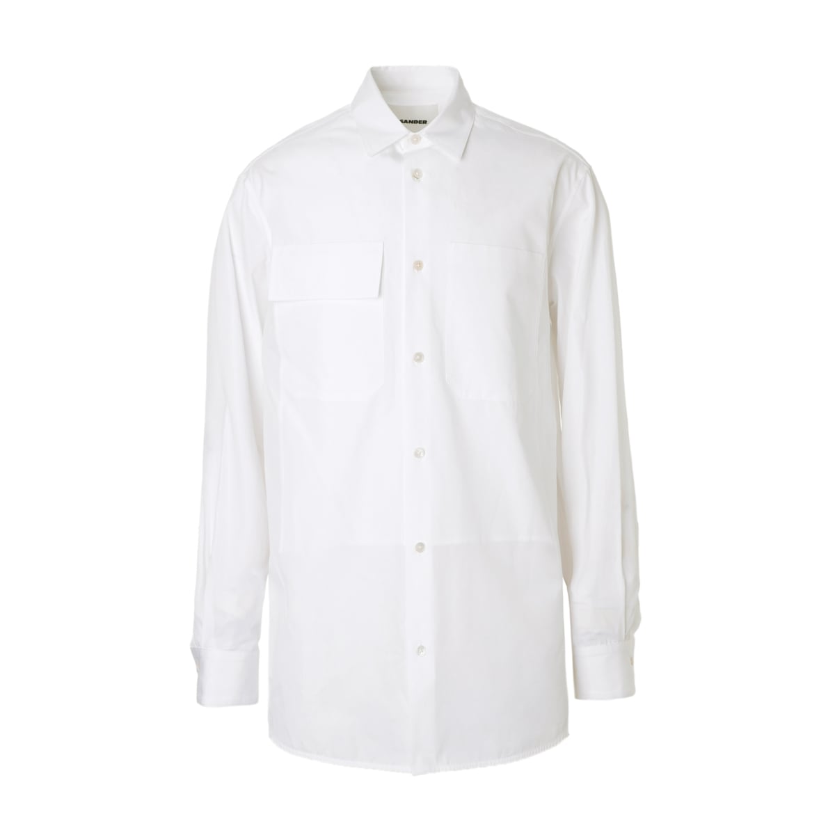 【決算SALE】JIL SANDER ジルサンダー 長袖レギュラーカラーシャツ/W SHIRT 02 メンズ