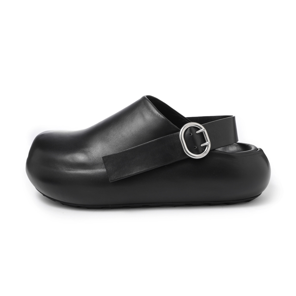 【関税込み】Jil Sander ブラック サドル サボ ローファー JIL SANDER ジルサンダー ローファー ポインテッドトゥ ブラック