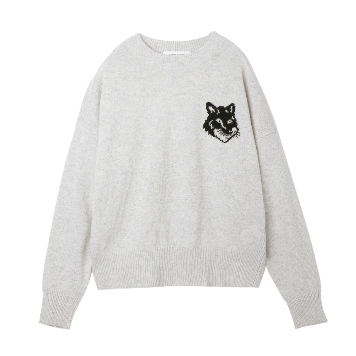 【アウトレット】MAISON KITSUNE メゾンキツネ クルーネックニット/FOX HEAD INTARSIA COMFORT JUMPER レディース