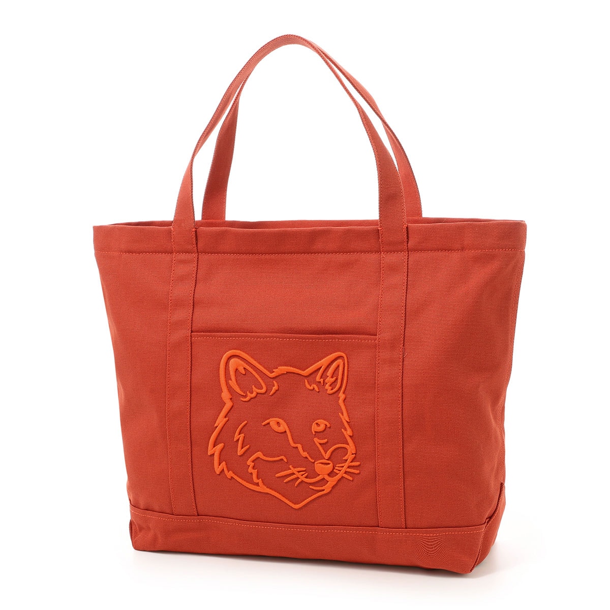 【タイムセール】MAISON KITSUNE メゾンキツネ トートバッグ/BOLD FOX HEAD CLASSIC TOTE BAG