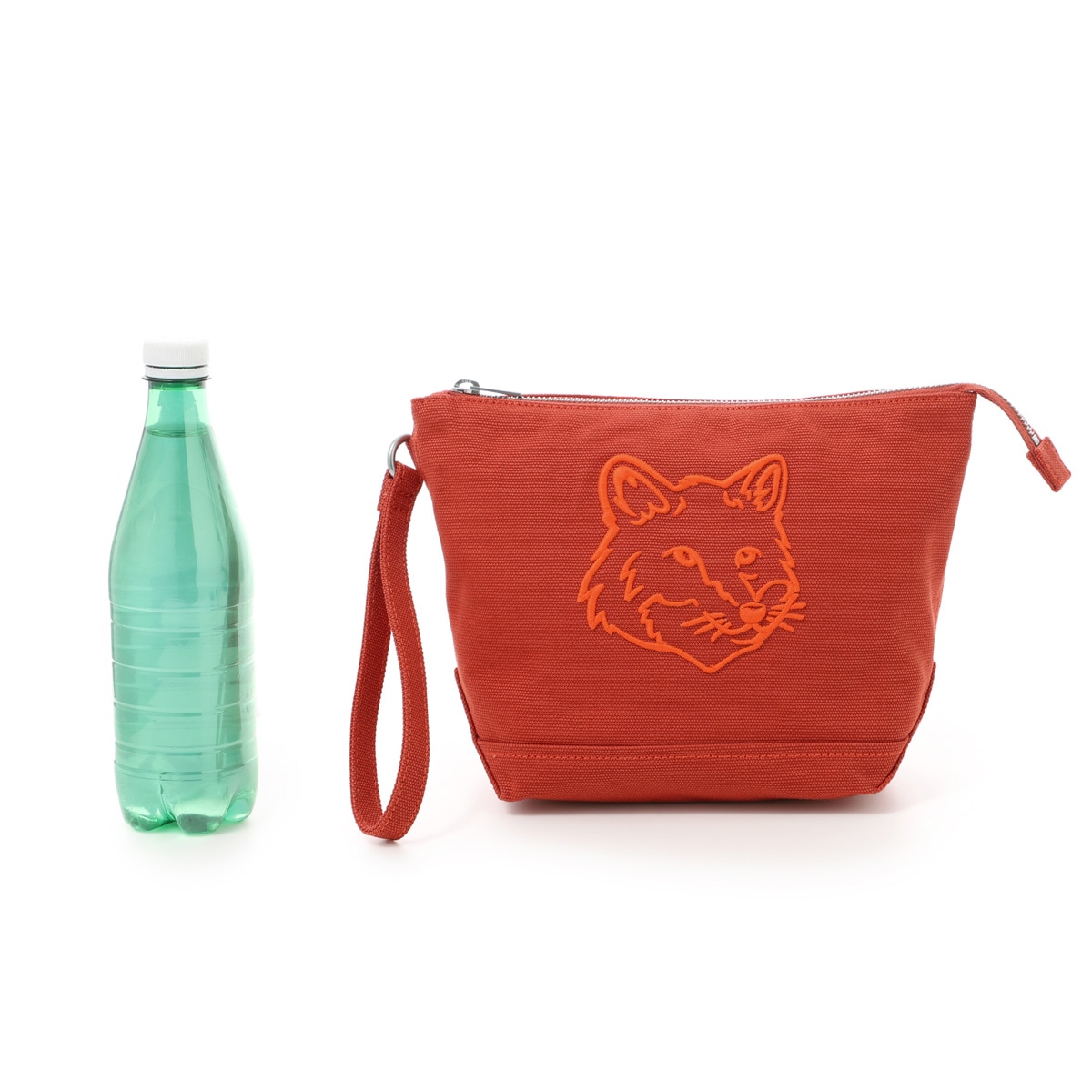 【タイムセール ACCS】MAISON KITSUNE メゾンキツネ ポーチ/BOLD FOX HEAD ZIPPED POUCH