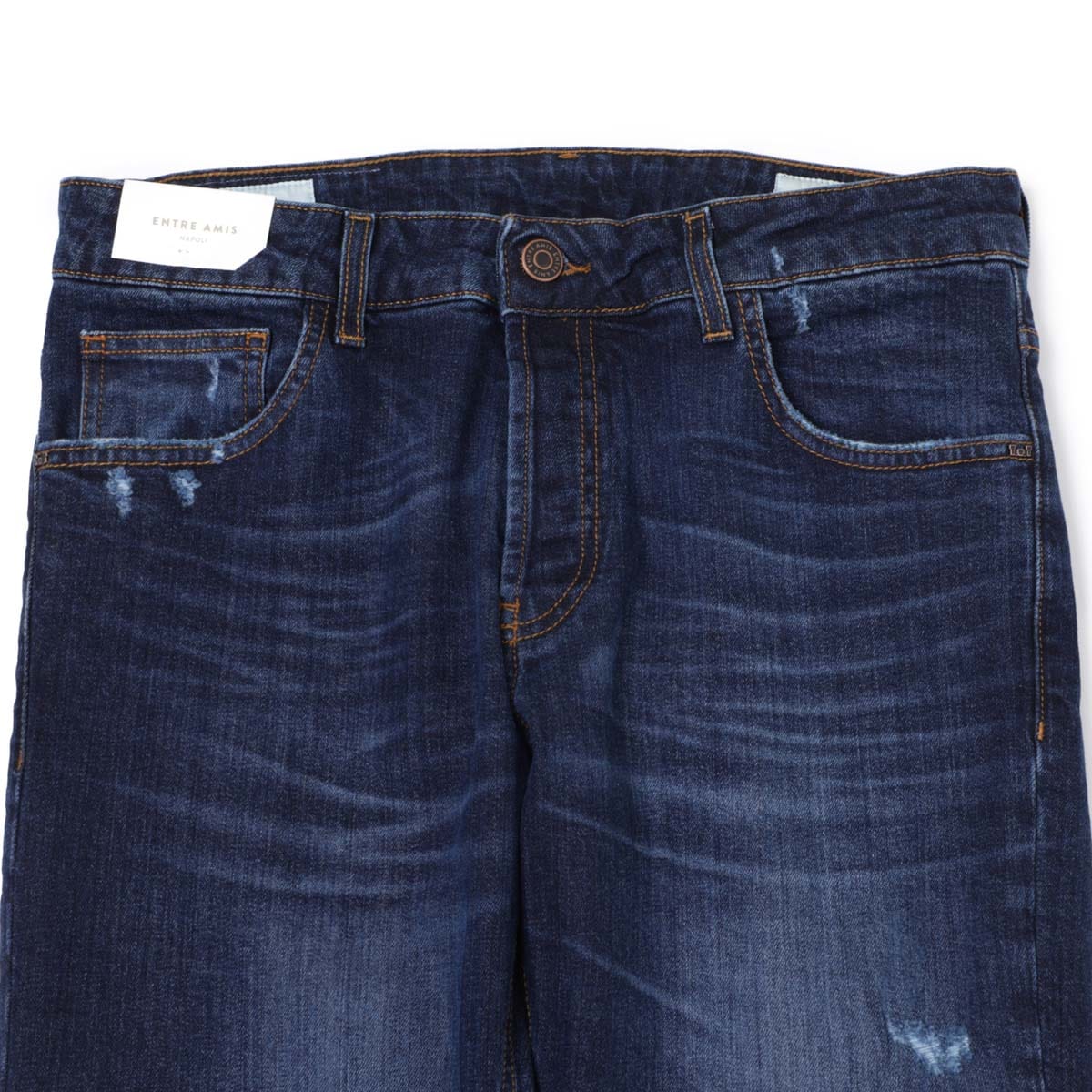 【アウトレット】【ラスト1点】entre amis アントレアミ ボタンフライジーンズ/5 TK DENIM CORTO メンズ