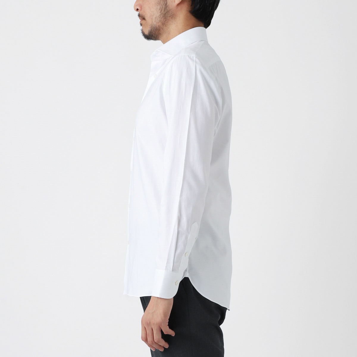 【アウトレット】【ラスト1点】BORRIELLO ボリエッロ ワイドカラーシャツ/セミワイドカラー フレンチカラー/MARECHIARO SLIM FIT メンズ