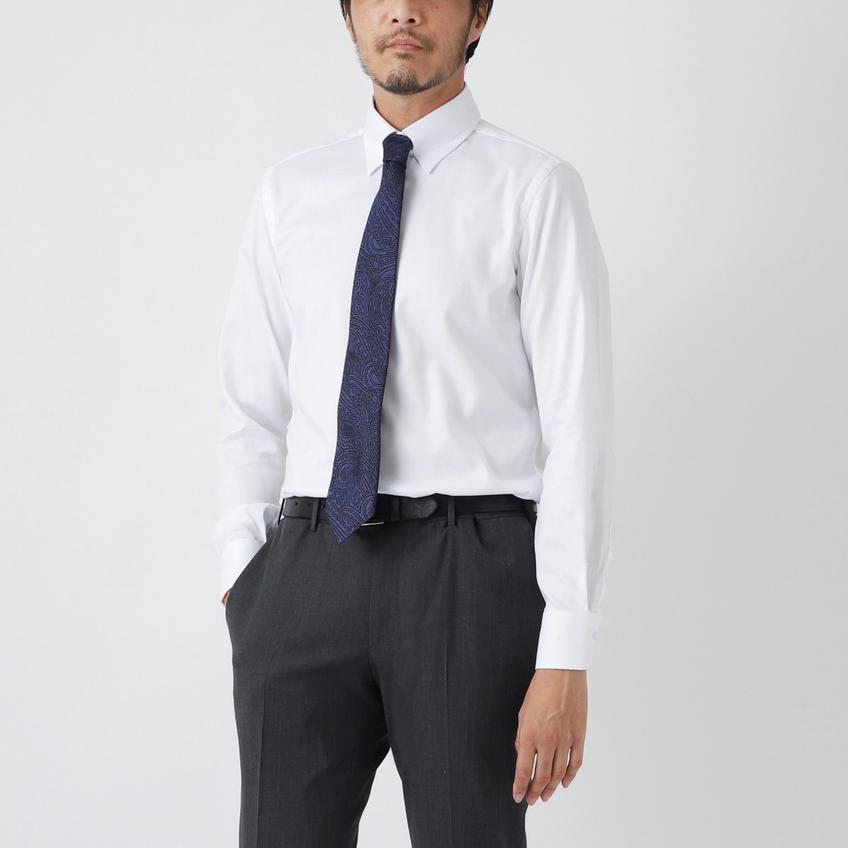 【アウトレット】BORRIELLO ボリエッロ タブカラーシャツ/TAB SLIM FIT メンズ