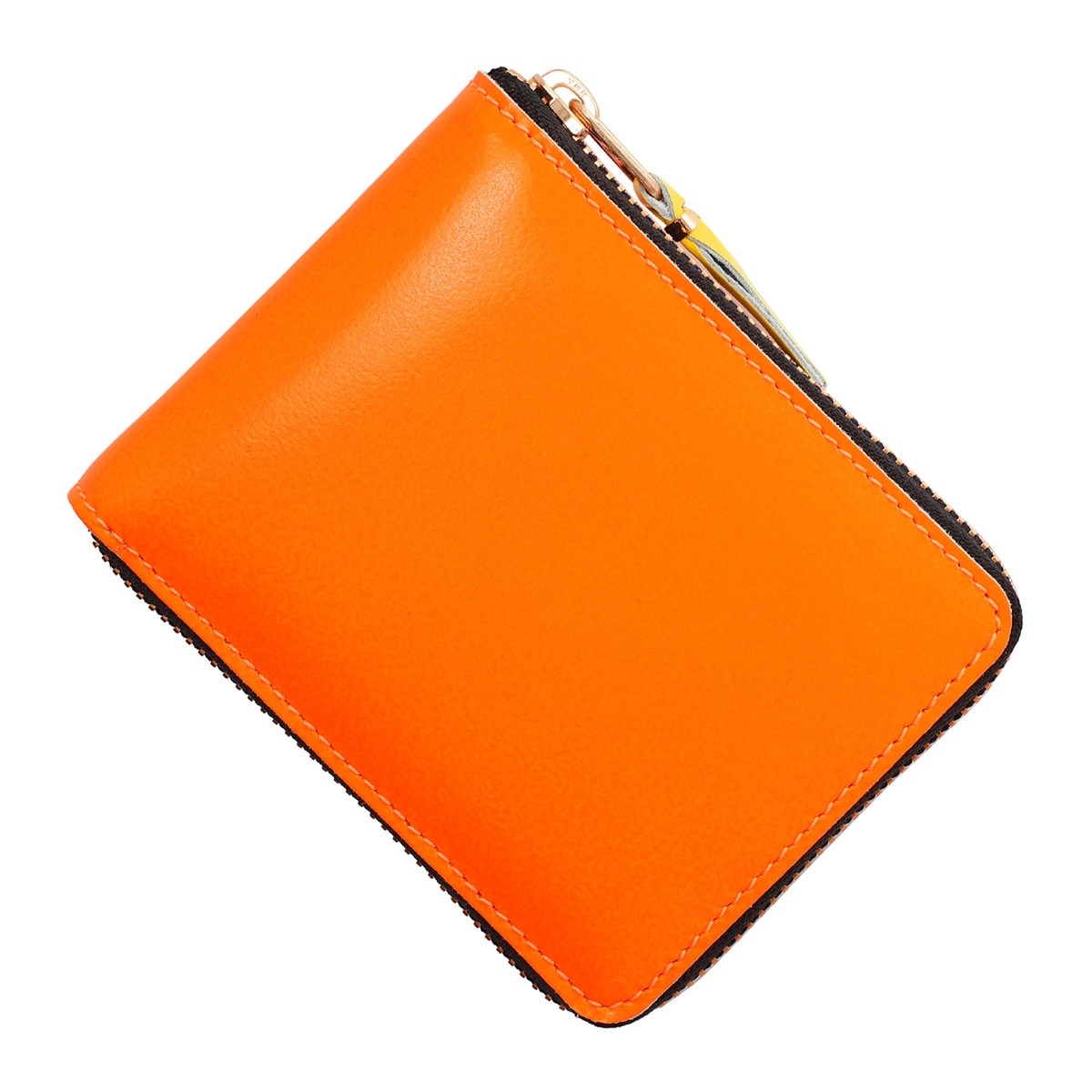 COMME des GARCONS コム デ ギャルソン 2つ折り財布 小銭入れ付き/SUPER FLUO