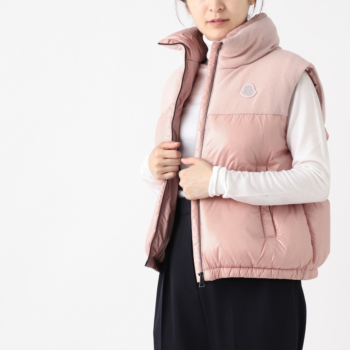 新品モンクレール スキニーパンツ46 （MONCLER モンクレール ダウン 