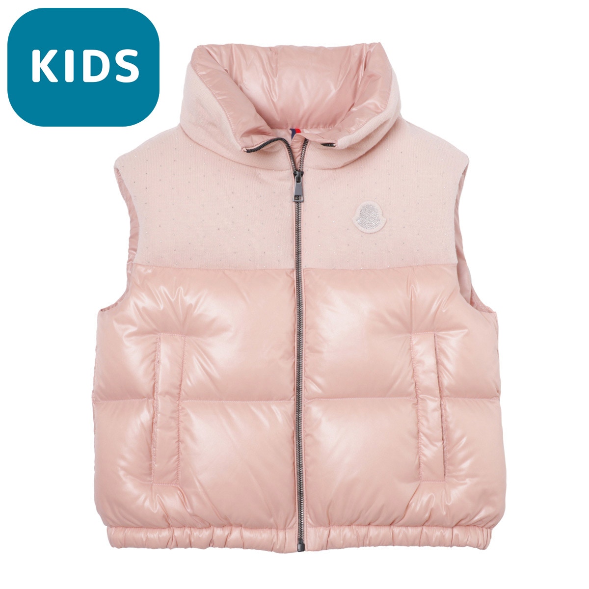 PINK】モンクレール ダウンベスト キッズ ピンク系 MONCLER