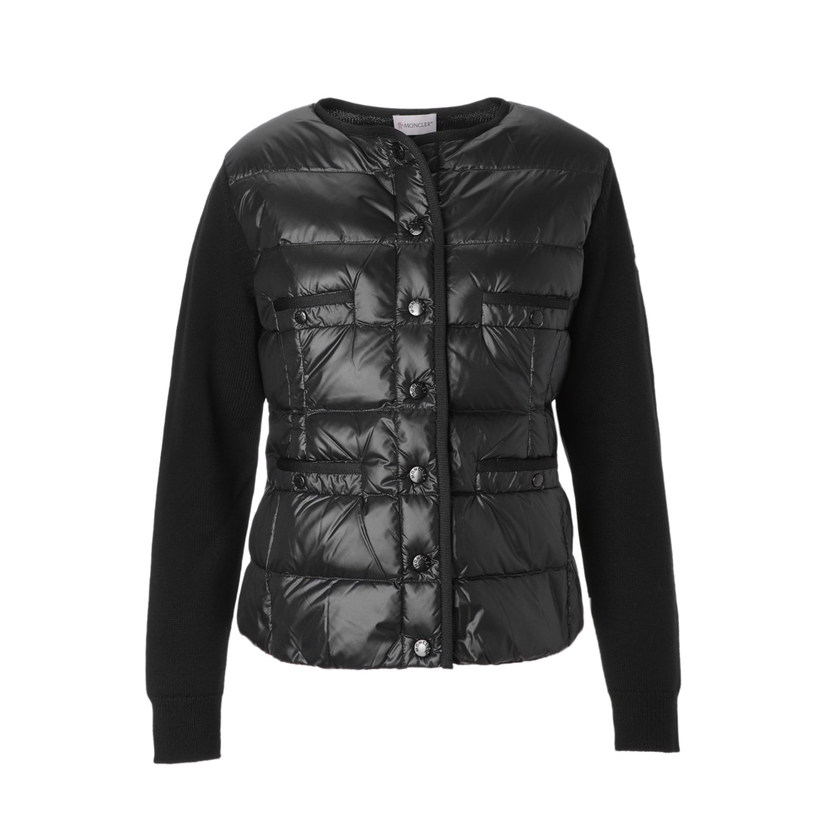 【アウトレット】【ラスト1点】MONCLER モンクレール ダウン切り替え カーディガン レディース