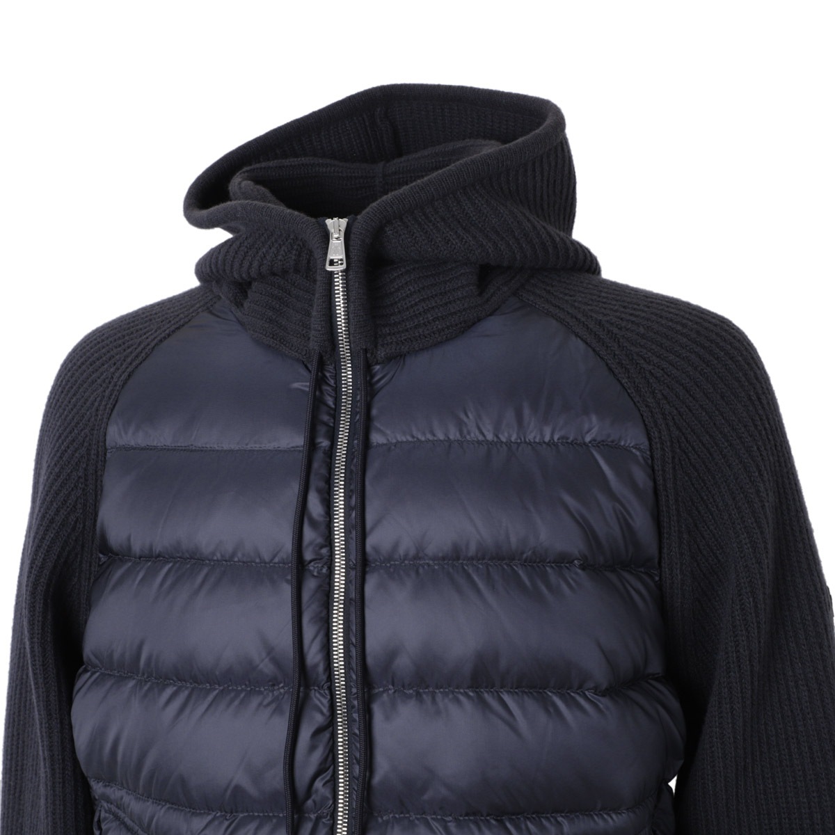 【タイムセール TOPS】MONCLER モンクレール ダウン切り替え ジップアップ カーディガン メンズ