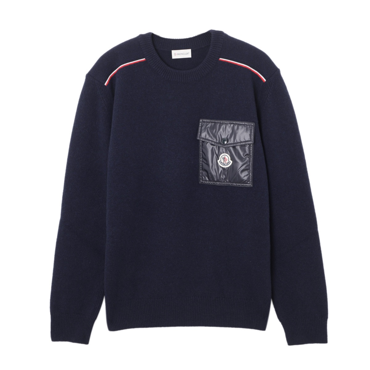MONCLER ネイビー クルーネックニット MONCLER ネイビー クルーネックニット