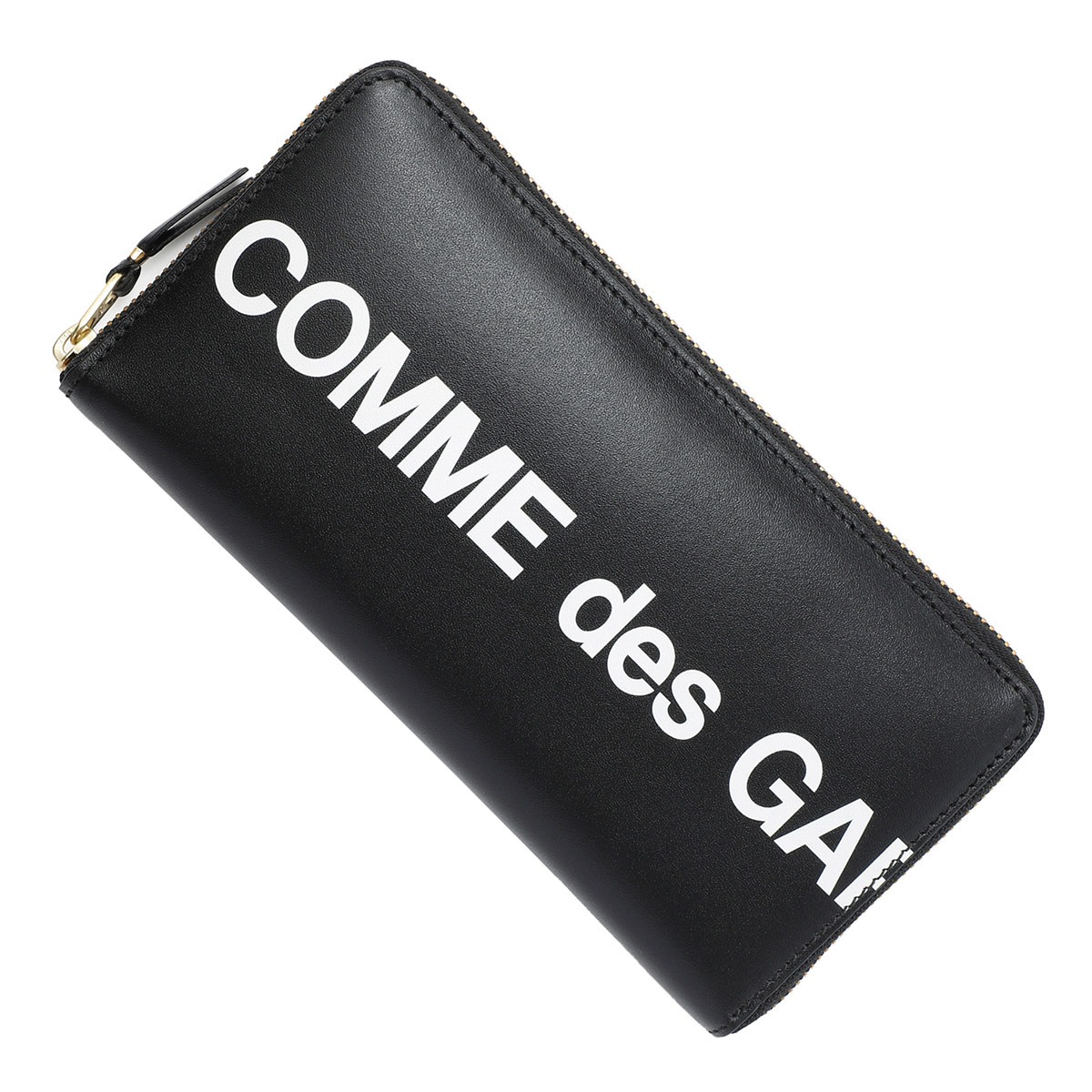 【タイムセール】COMME des GARCONS コム デ ギャルソン ラウンドファスナー長財布 小銭入れ付き/ロングウォレット/Huge Logo