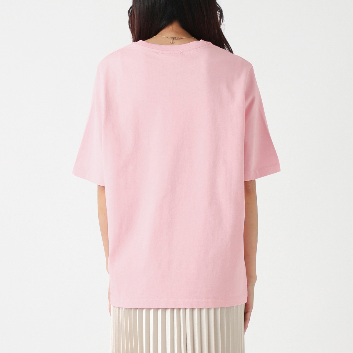 【アウトレット】『ネコポス対応(1点まで)』MAISON KITSUNE メゾンキツネ クルーネックTシャツ/MAISON KITSUNE FLOWERS COMFORT TEE-SHIRT レディース